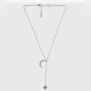Lili Claspe Rope Moon Necklace